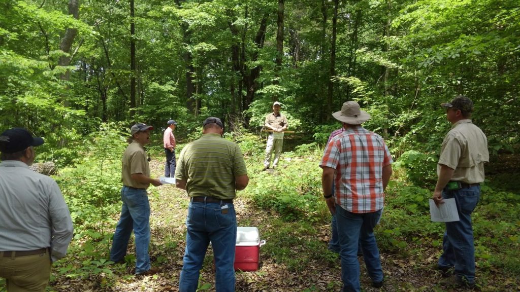 Field presentation given during Woods and Wildlife Field Day event.
