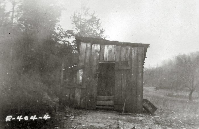 Old wooden hen house