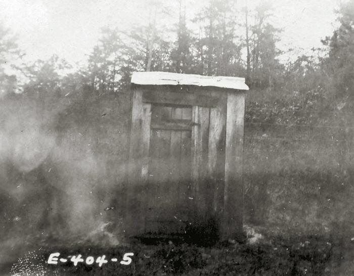 Old outdoor privy