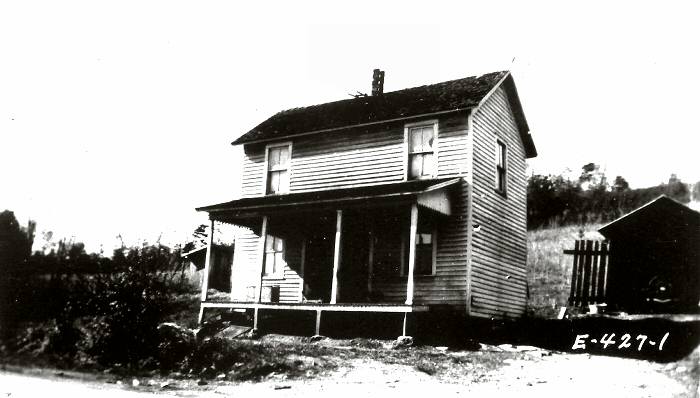Front view of the Central Office that had a large porch