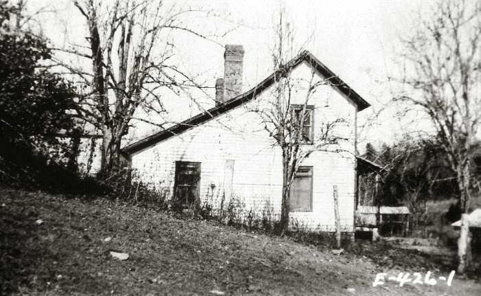 Side view of the Kerr dwelling