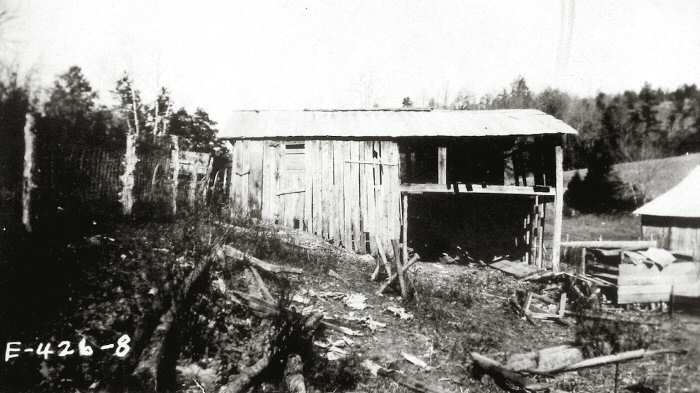 Old wooden stable