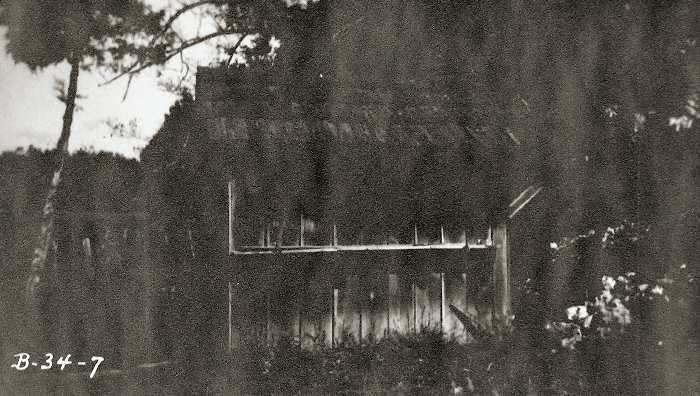 Old wooden spring house