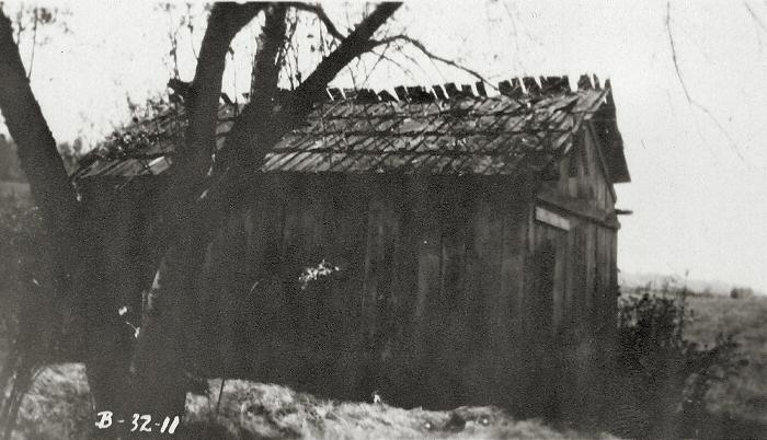 Old wooden building used as a stable
