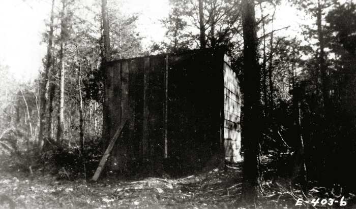 Old wooden hen house