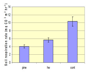 Figure 2 - soil respiration rate